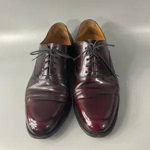 Church’s Leather Dress Shoes Burgundy Custom Grade Cap Toe Oxford Men UK 19.5 M Church main image 2
